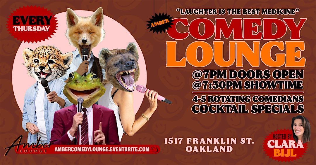 Comedy Night in Oakland at Amber Lounge