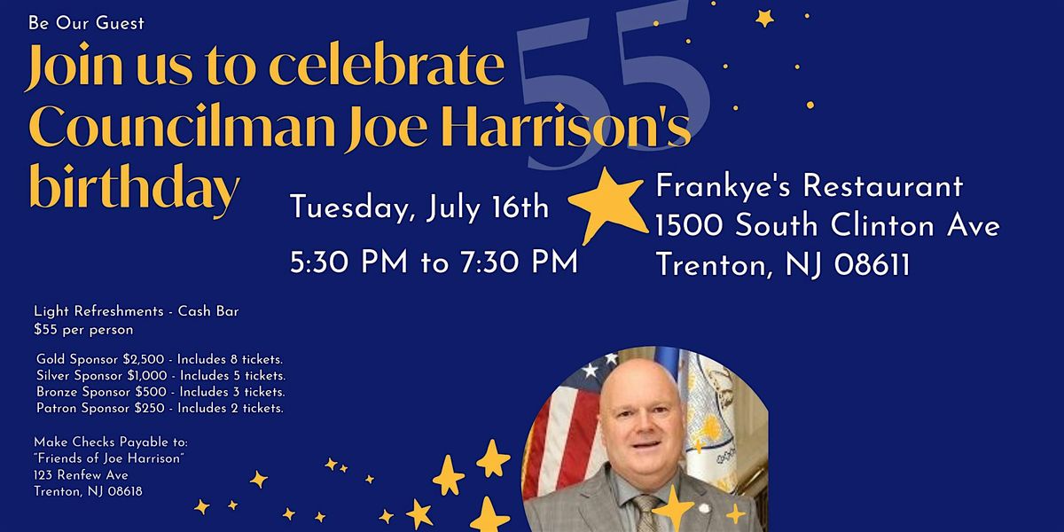 Fundraiser for Councilman Joe Harrison