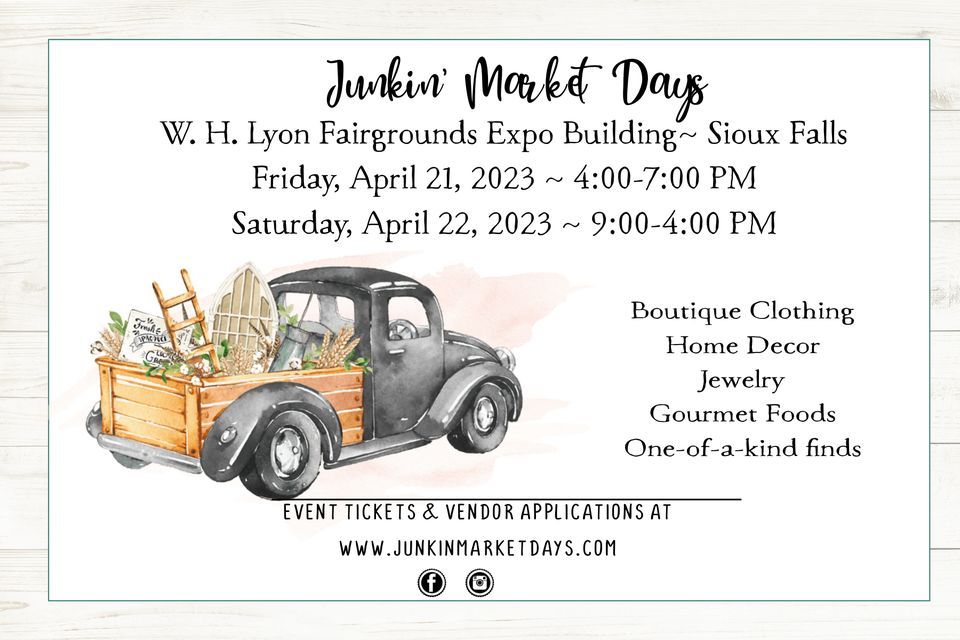 Junkin' Market Days Spring Event ~ Sioux Falls