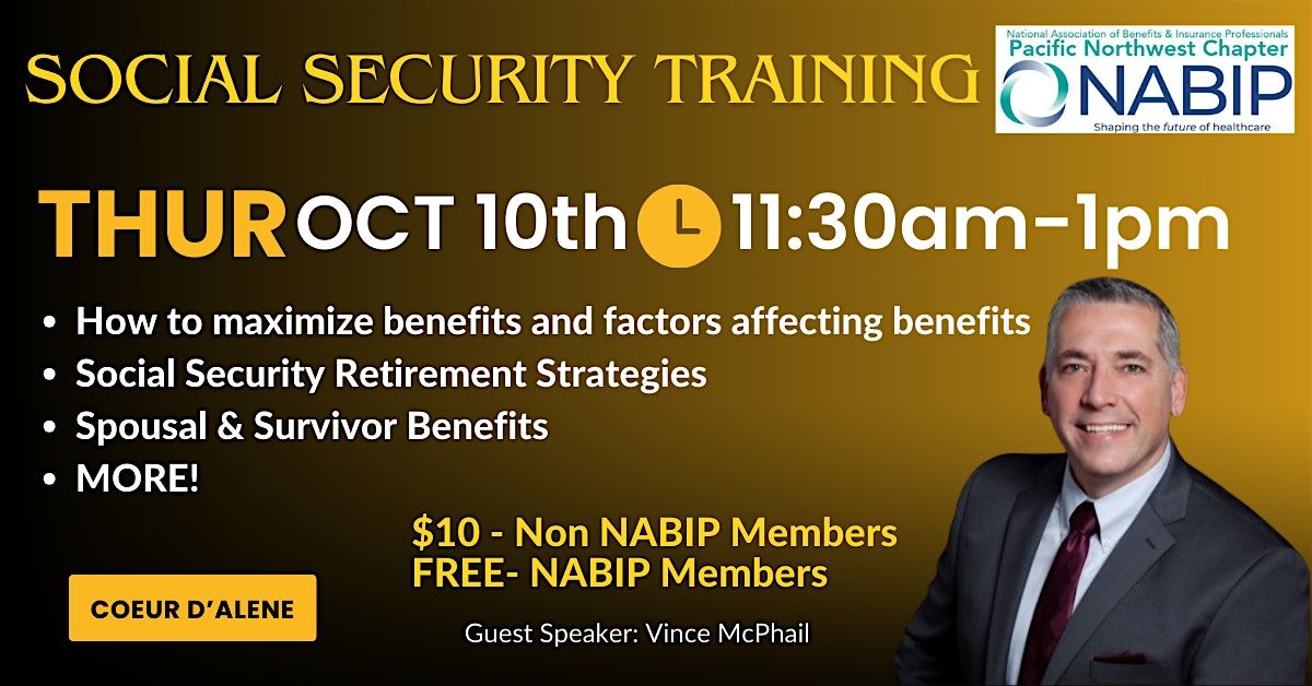 October Meet Up- Social Security Training!