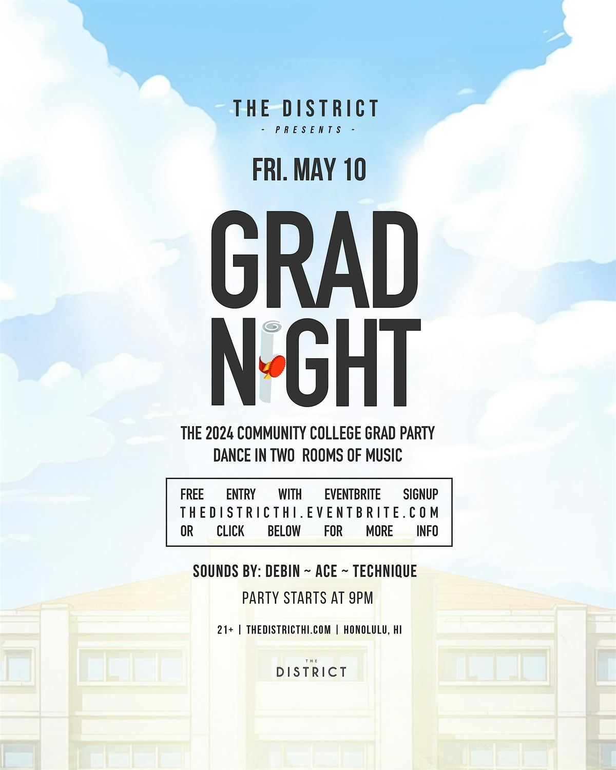 Grad Night Friday - CC Edition