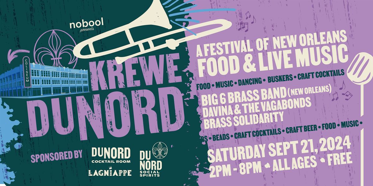 Krewe Du Nord - A Festival of New Orleans Food & Live Music