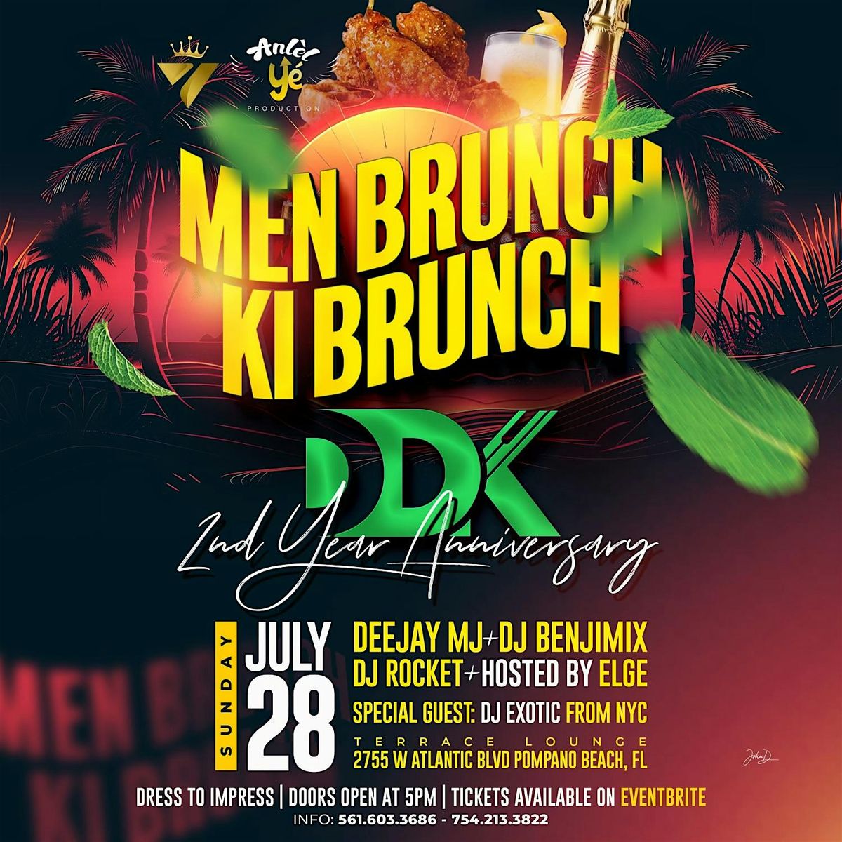 MEN BRUNCH KI BRUNCH \u201cDDK 2ND YEAR ANNIVERSARY\u201d