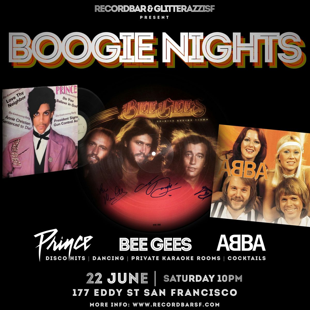 BOOGIE NIGHTS Prince vs Bee Gees vs ABBA