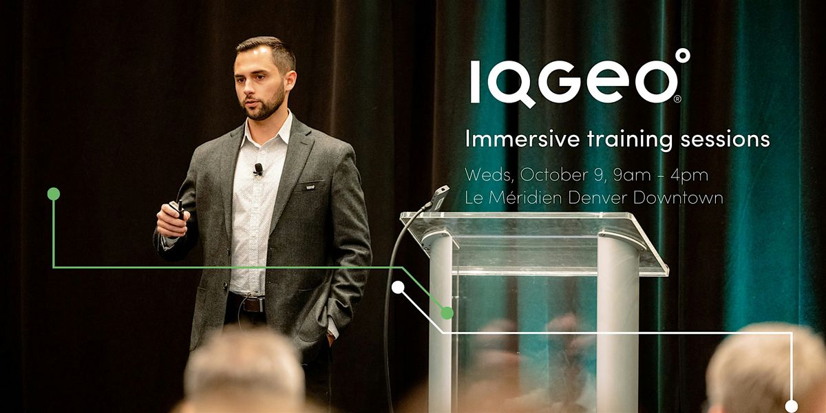 IQGeo immersive training sessions