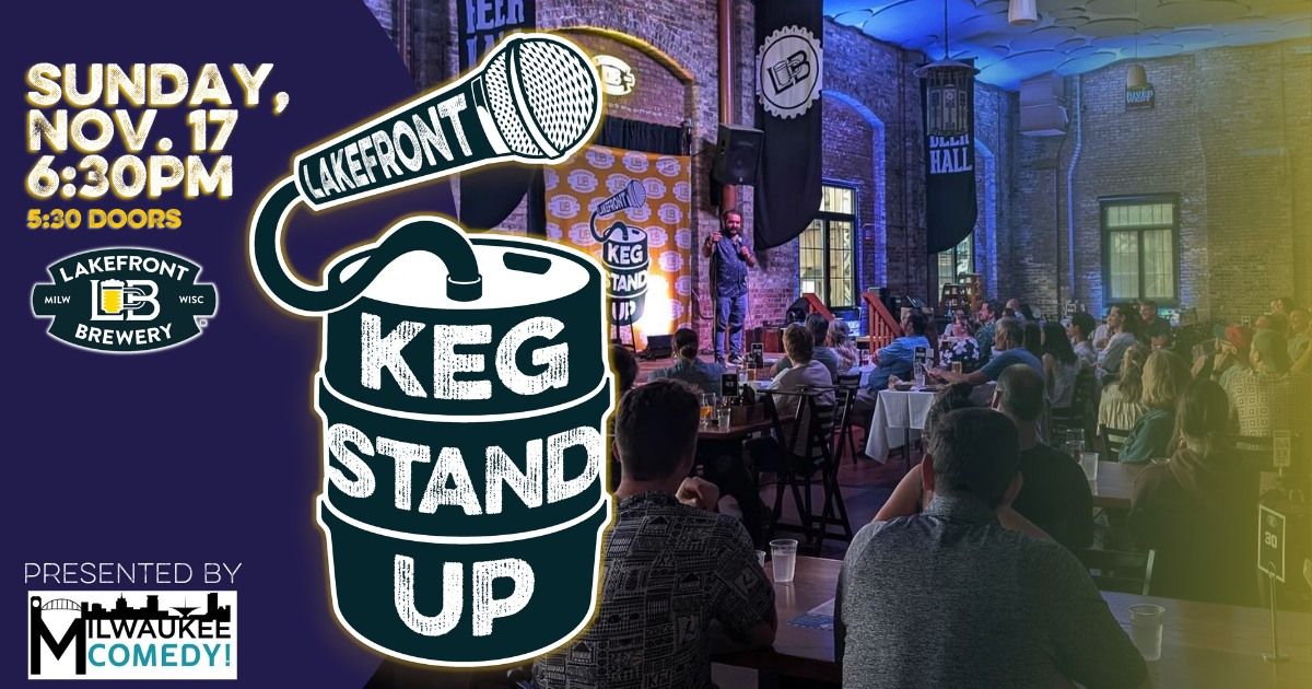 Keg Stand Up at Lakefront Brewery