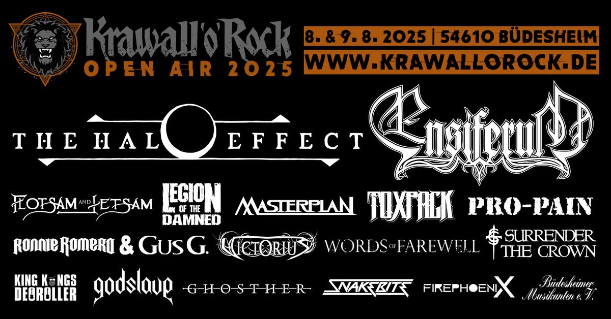 Krawall'o'Rock - Open Air | 08. & 09.08.2025 | B\u00fcdesheim