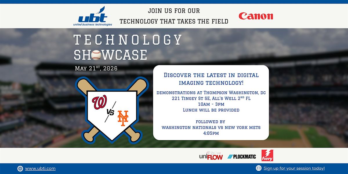 UBT\/Canon Technology Showcase