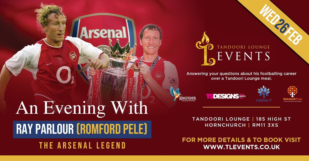 An Evening with Arsenal Invincible 'The Romford Pele' Ray Parlour