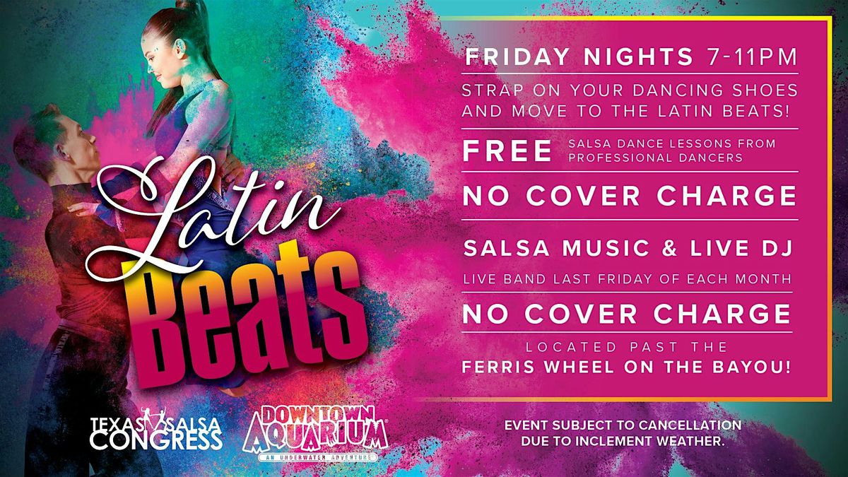 Free Salsa Lesson at Latin Beats Downtown Aquarium w\/Texas Salsa Congress