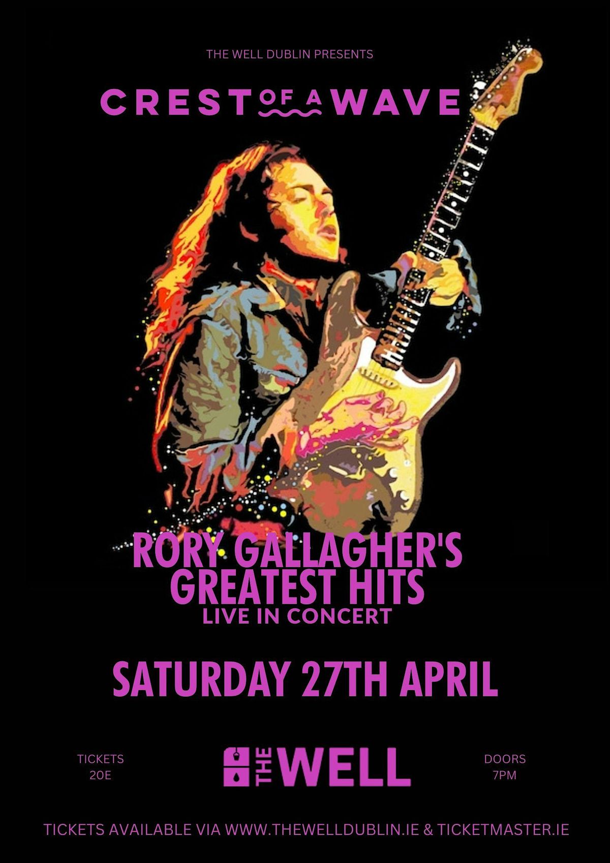 'Crest of a Wave' - Rory Gallagher Tribute show - Live in Concert
