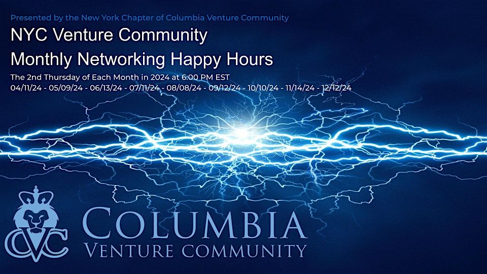 CVC-NY Presents: NYC Venture Community Monthly Networking Happy Hours