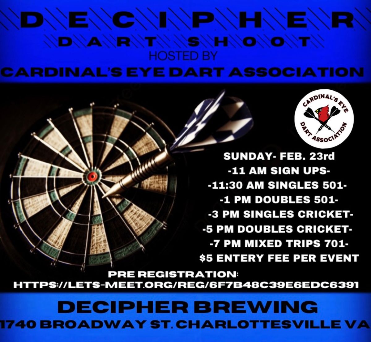 Decipher Dart Shoot Tournament 