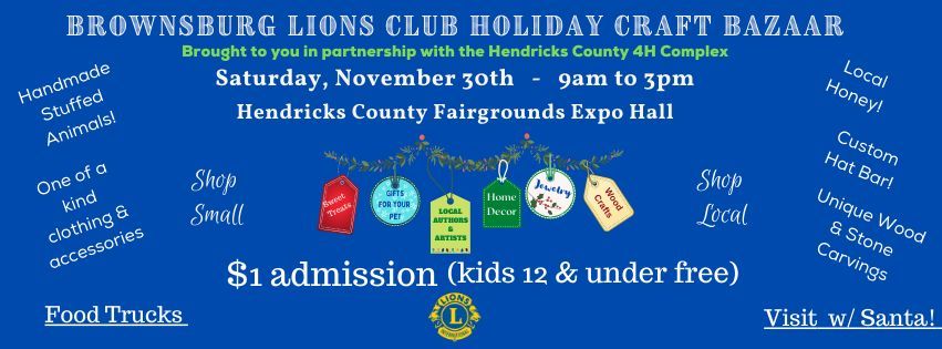 Brownsburg Lions Club Holiday Craft Bazaar