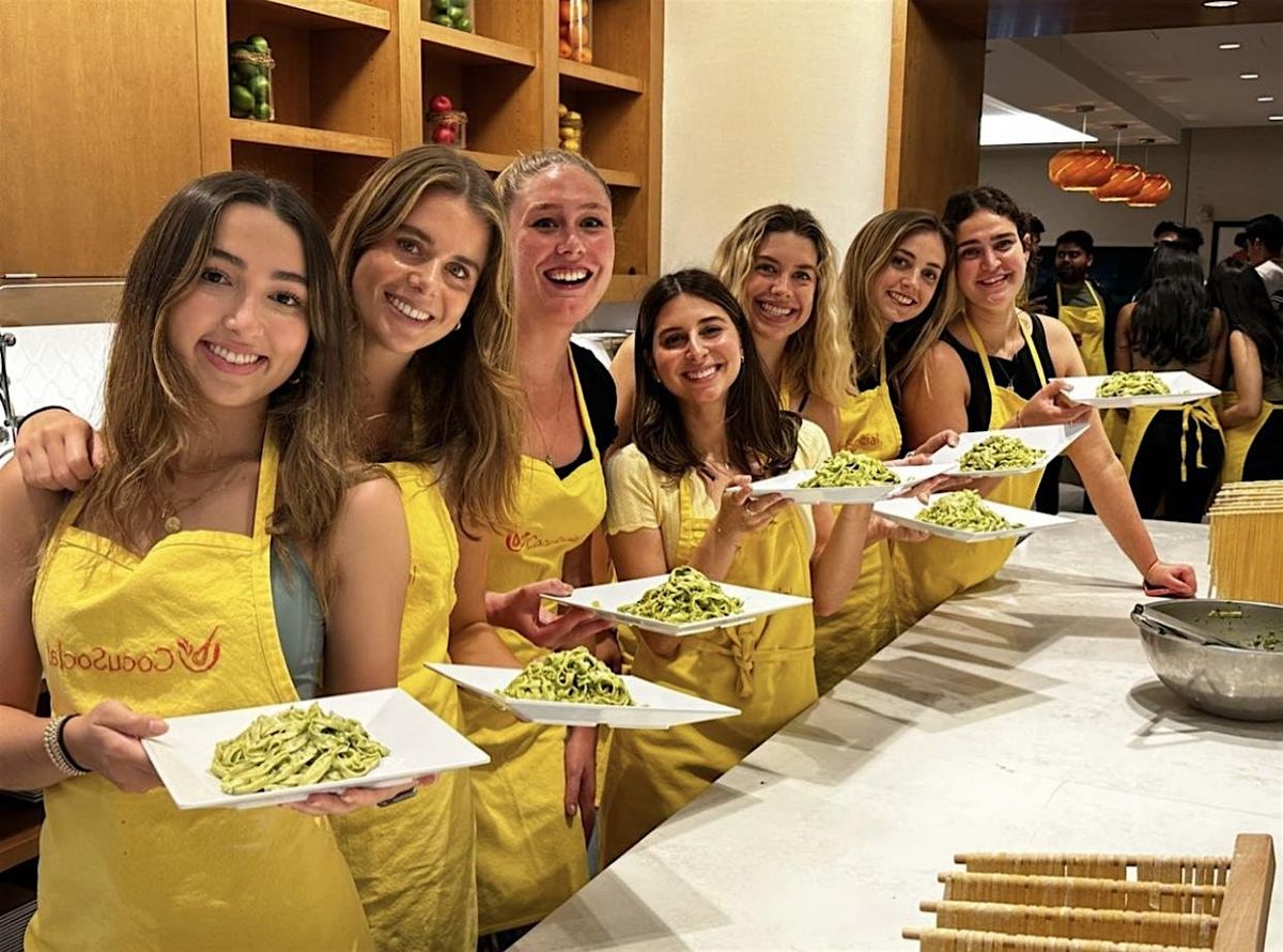 In-Person Class: Tagliatelle al Pesto with an Italian Master Chef (NYC)