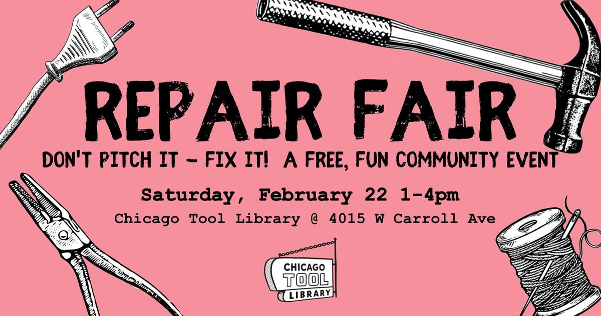 Repair Fair with The Chicago Tool Library