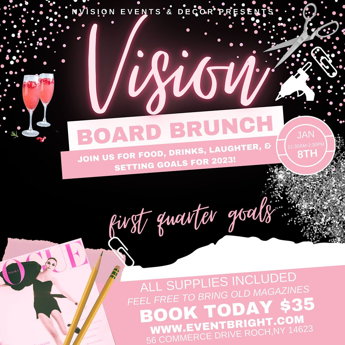 Nvision Events & Decor Presents 2023 Vision Board Brunch Part 1, Spinks ...