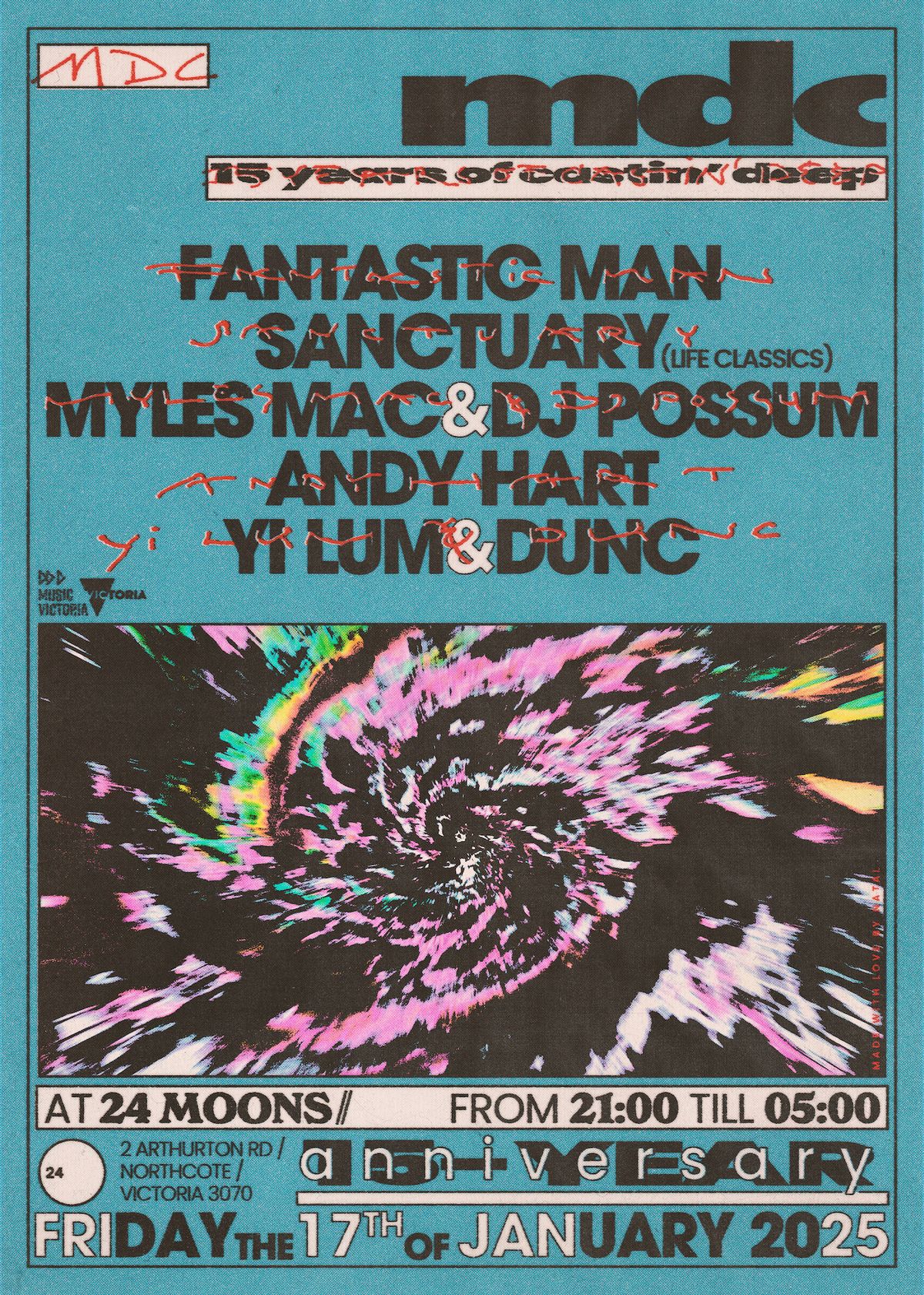 MDC 15 Years w\/ Fantastic Man, Sanctuary, Myles Mac & DJ Possum + more