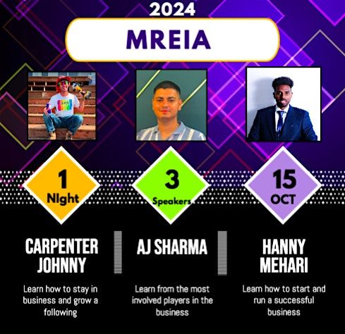 MREIA OCTOBER ENTREPRENEUR AND INVESTOR SUMMIT