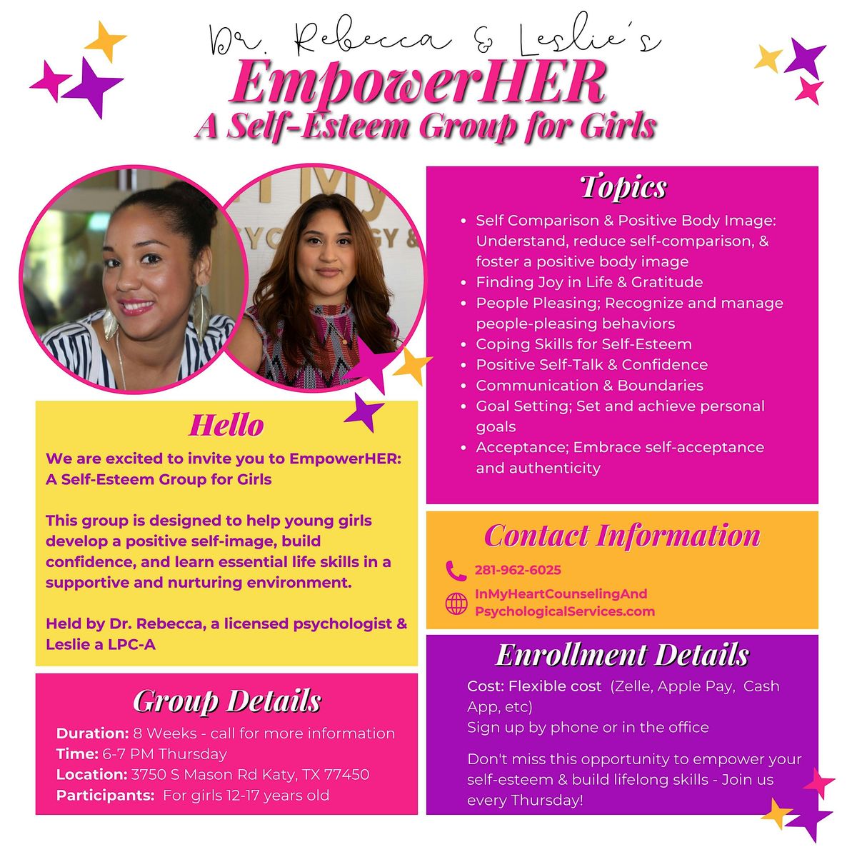 Empower Her (Self-Esteem) Group!