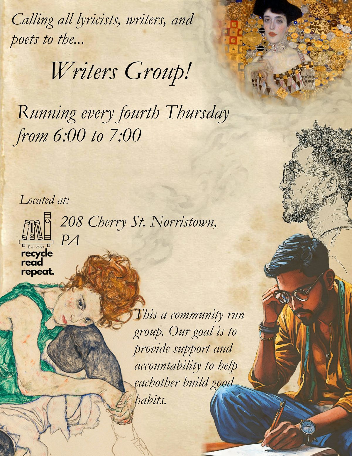 Writers Group at Recycle Read Repeat