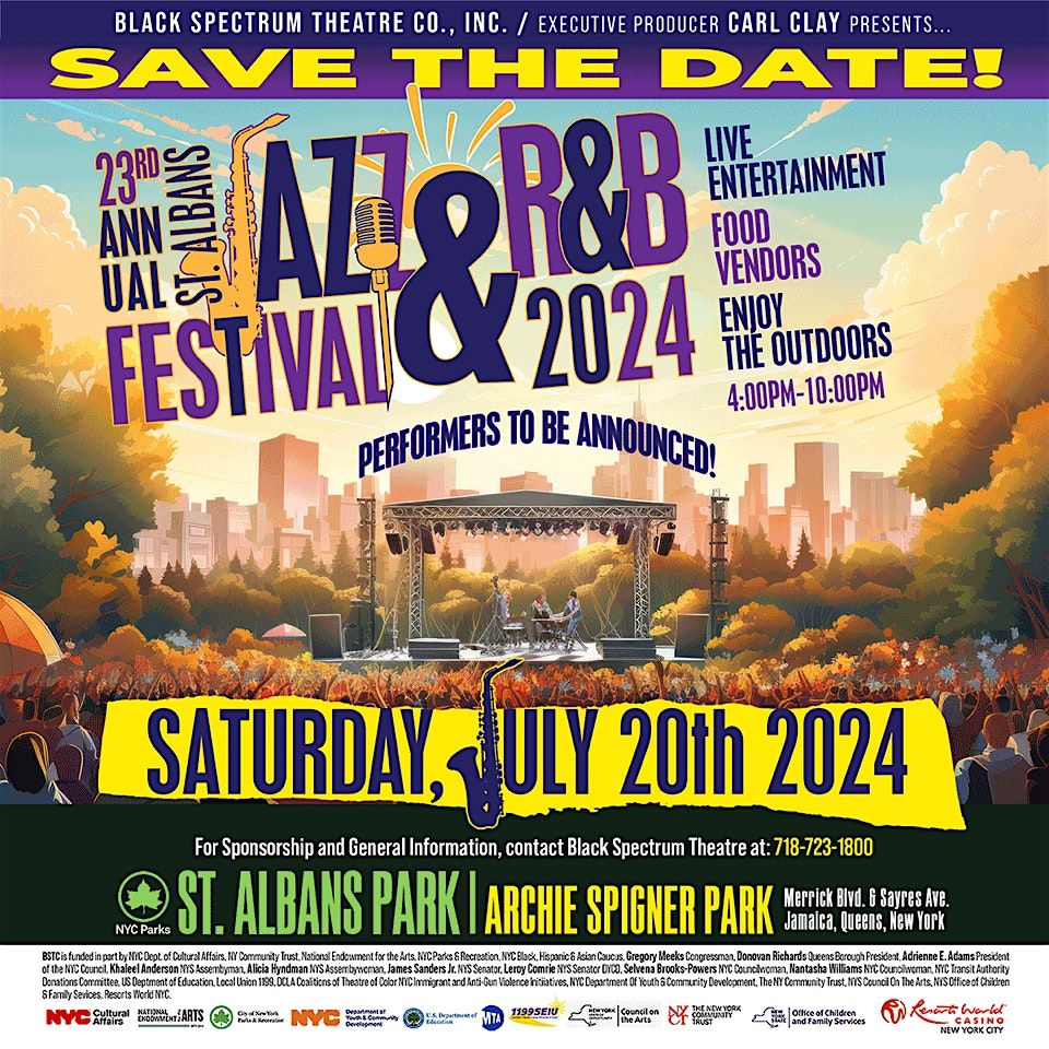 23rd Annual St. Albans Jazz and R&B Festival 2024