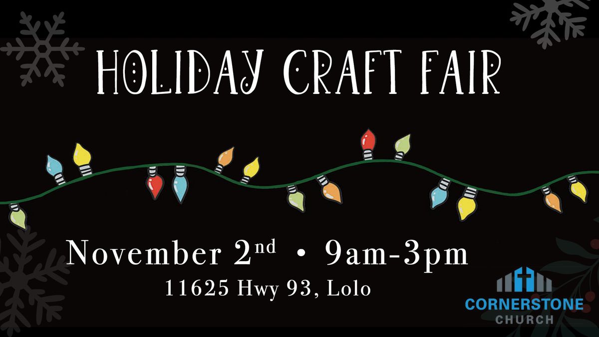 Cornerstone Church Holiday Craft Fair