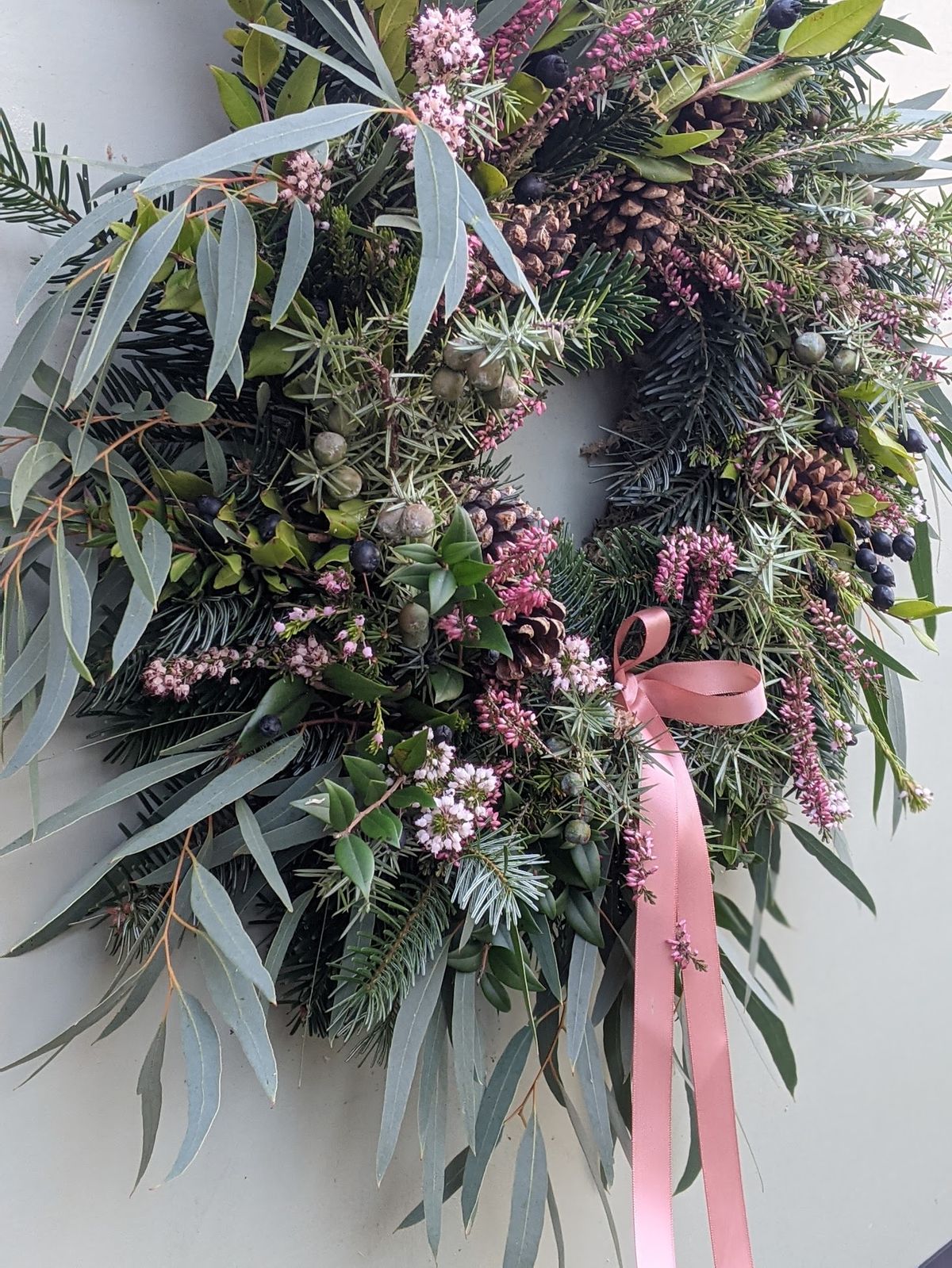 Christmas wreath workshop at The Foxglove