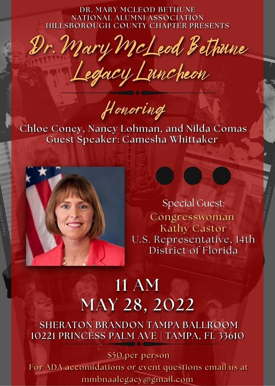 Dr. Mary McLeod Bethune Legacy Luncheon Hillsborough County 2022