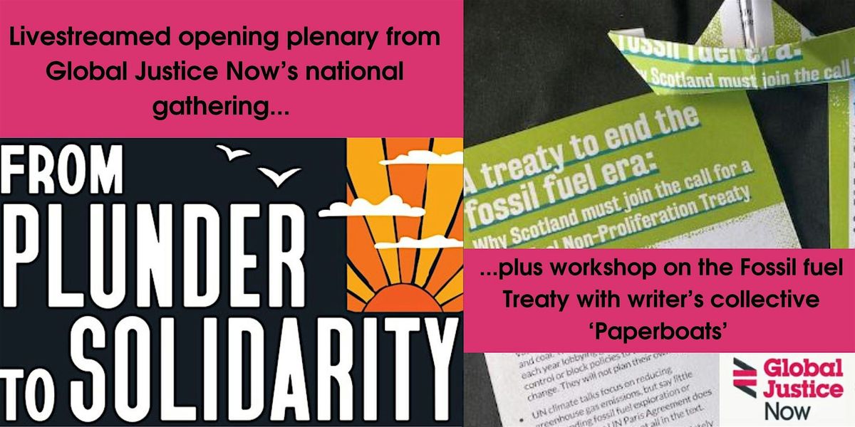 From Plunder to Solidarity: Speaker panel and workshop