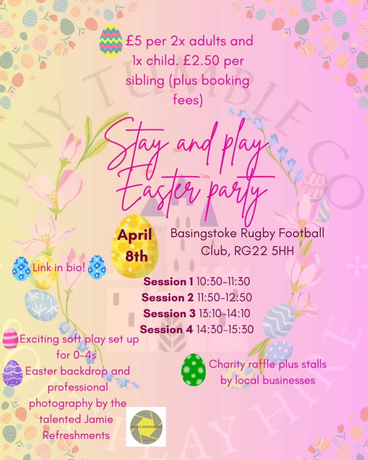 Tiny Tumble Co Stay and Play Easter Party \ud83d\udc30\ud83e\udd55