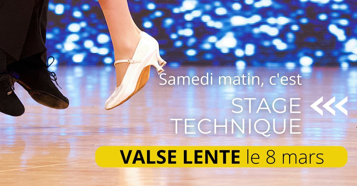 Stage de VALSE LENTE