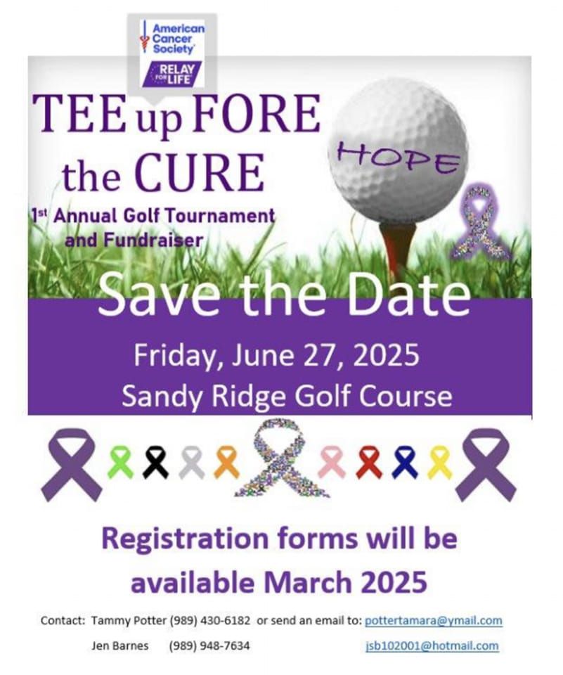 Golf outing fundraiser SAVE THE DATE