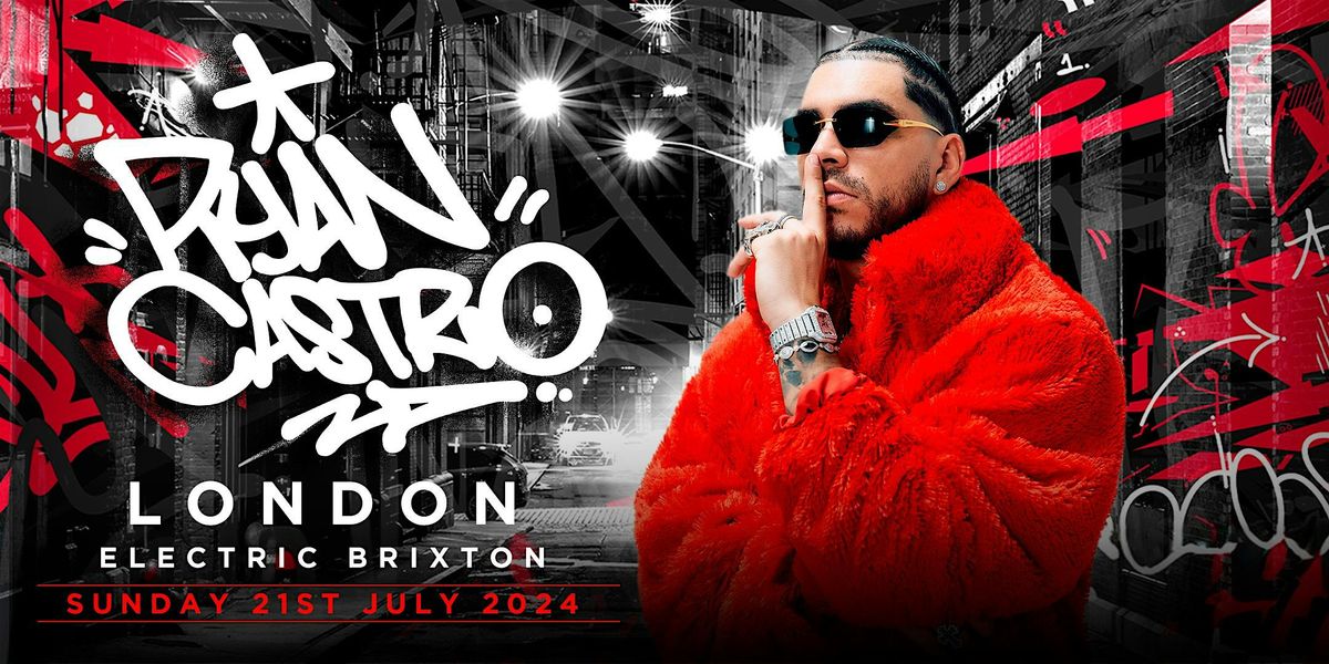 RYAN CASTRO LIVE IN LONDON - 21ST JULY 2024