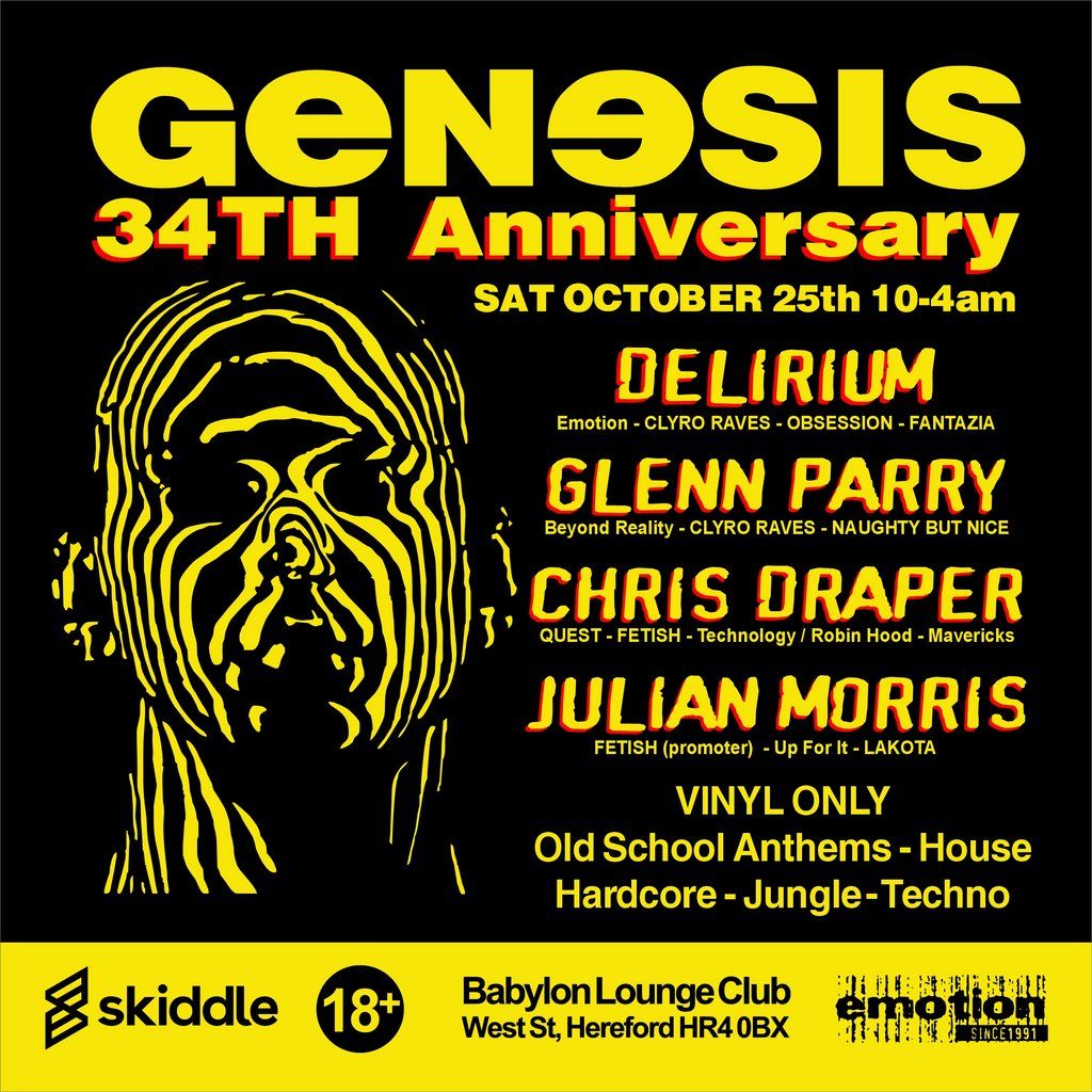 GENESIS - 34th Anniversary - OLDSCHOOL