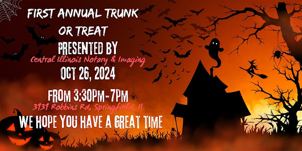 First Annual Spooktacular Trunk or Treat