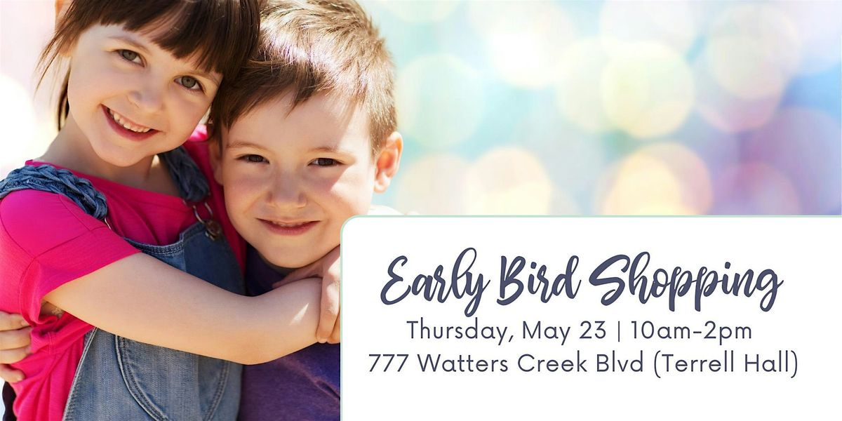 Early Bird Half-Price Shopping at JBF McK\/Allen\/Frisco, May 23, 10am-2pm