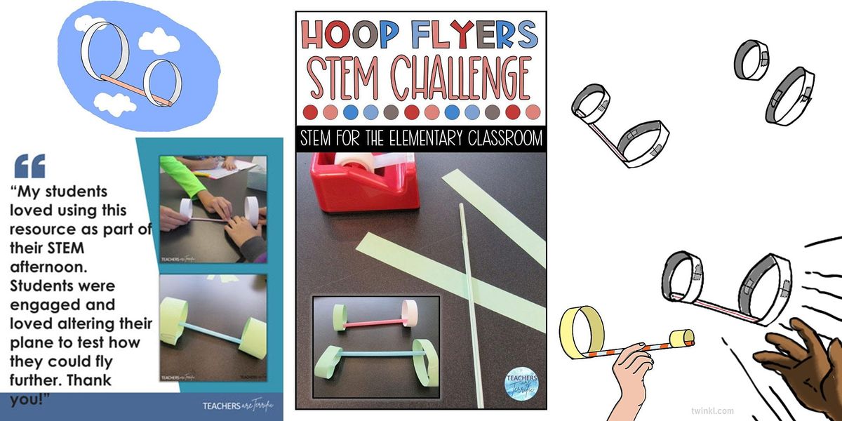 STEM Builders: Hoop Flyer Challenge (SESSION 2: 1:30 PM)