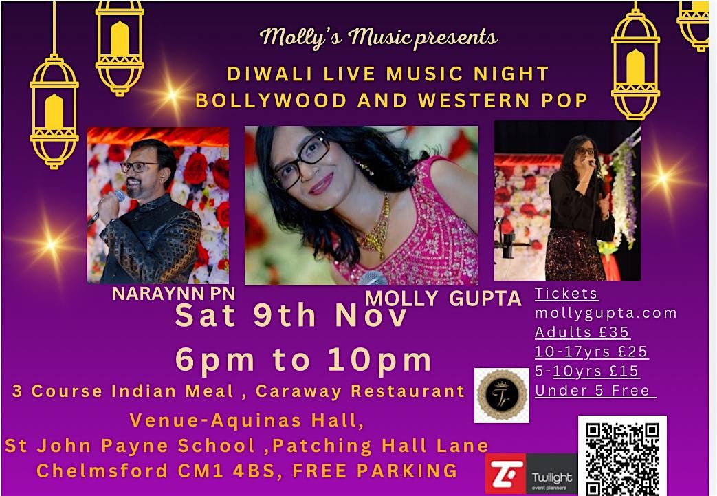 Diwali live music night, Bollywood Western pop