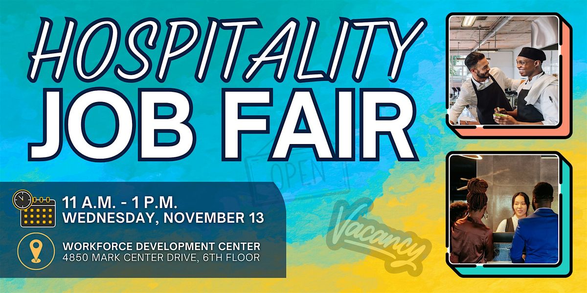 Hospitality Job Fair - Job Seeker Registration