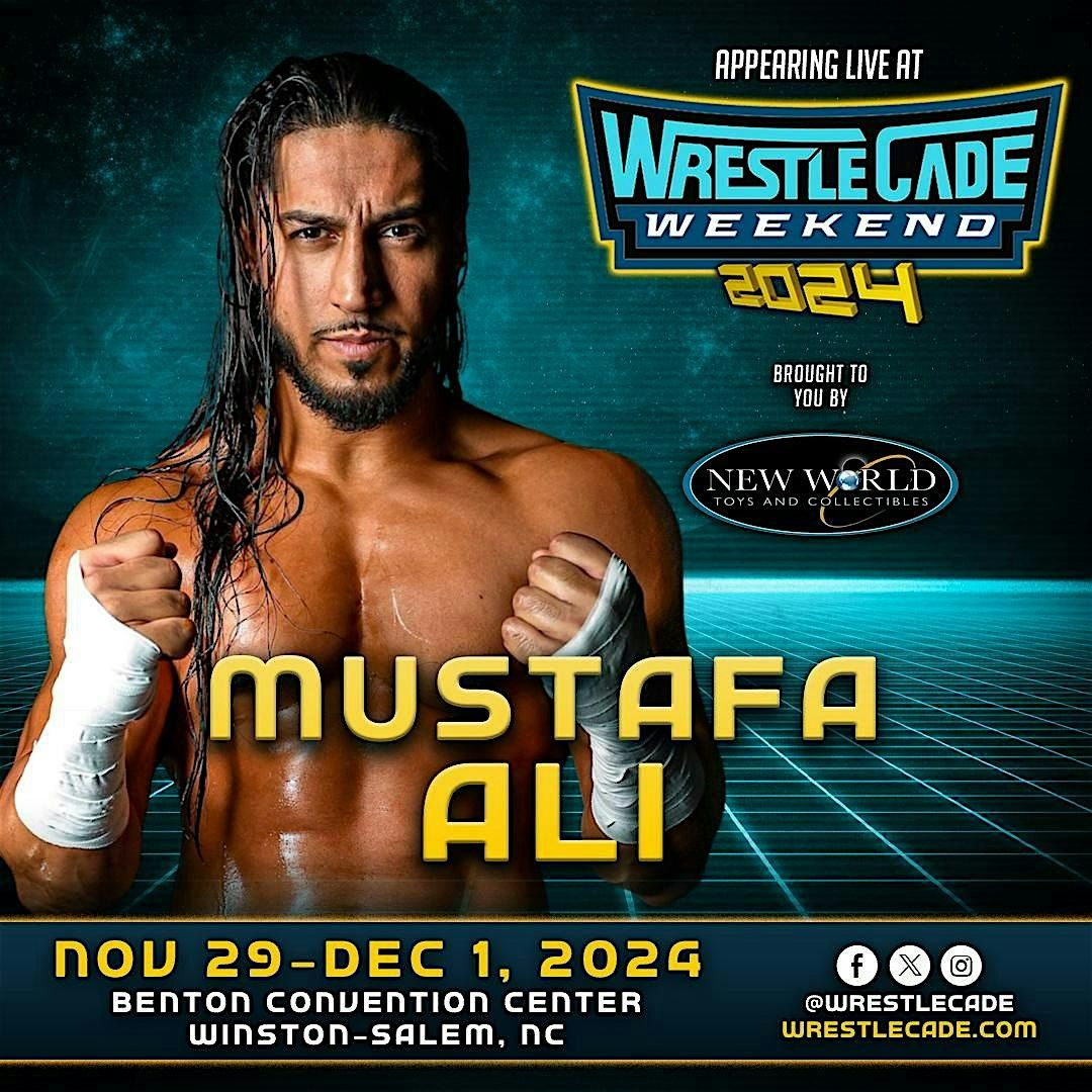 Meet Wrestling Superstar Mustafa Ali - Live at Wrestlecade Fanfest!