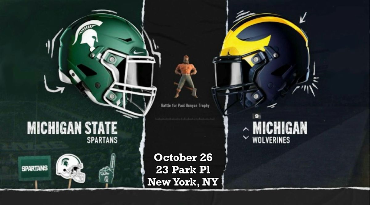 Michigan vs Michigan State Watch Party, 23 Park Pl, New York, 26