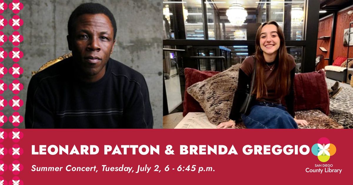 Summer Concert - Leonard Patton & Brenda Griggio