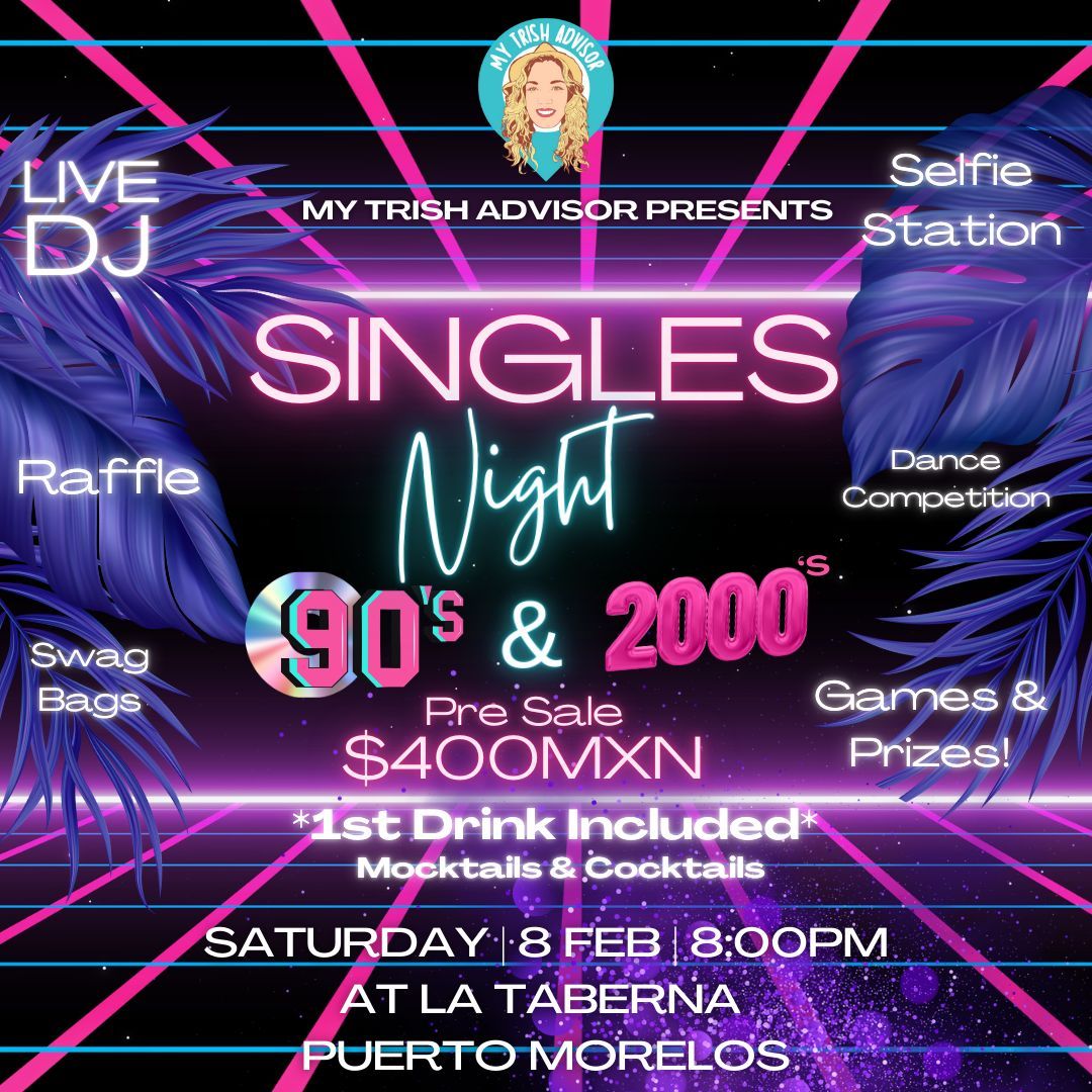 PRE SALE tickets to the Singles Event