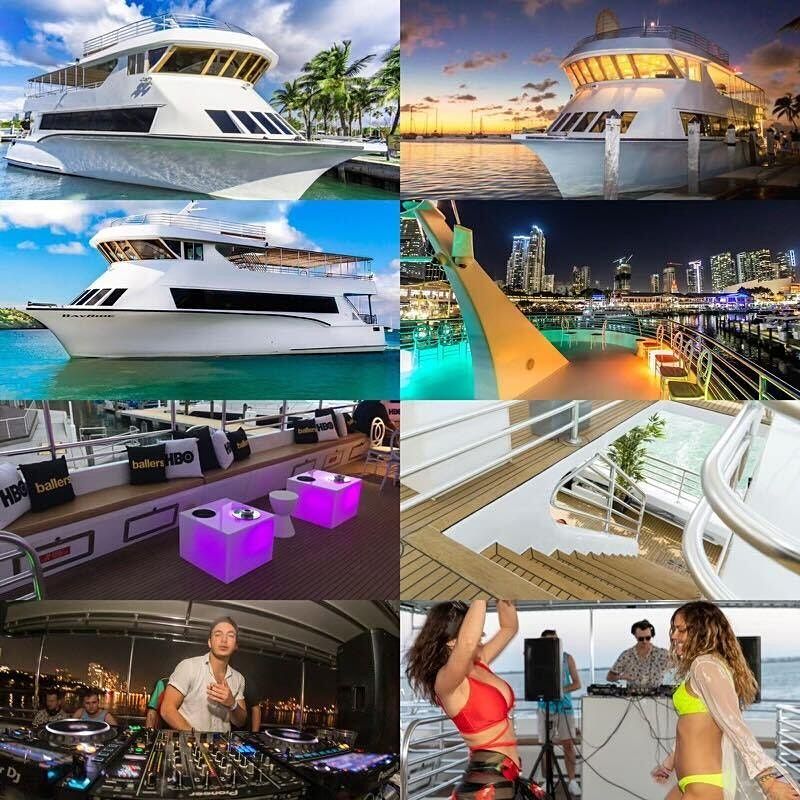 The Best Yacht Party in Miami, Bayside Marketplace, Miami, 10 July 2022