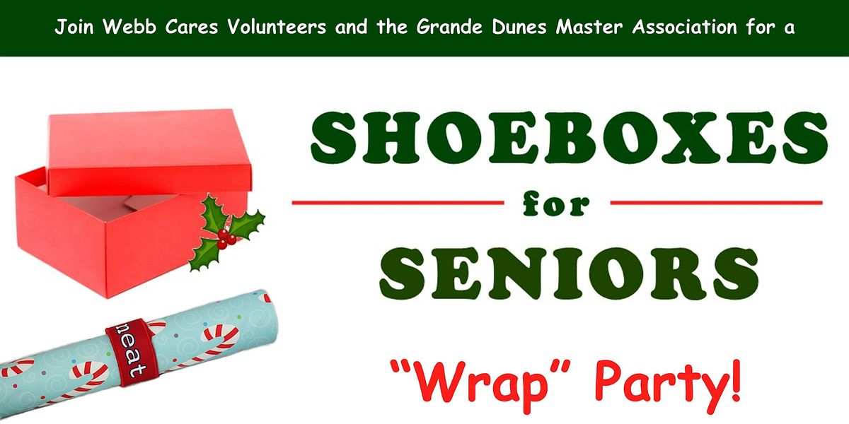 Shoeboxes for Seniors Wrap Party