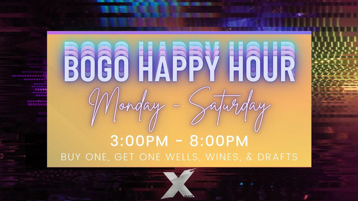 BOGO Happy Hour at X Bar