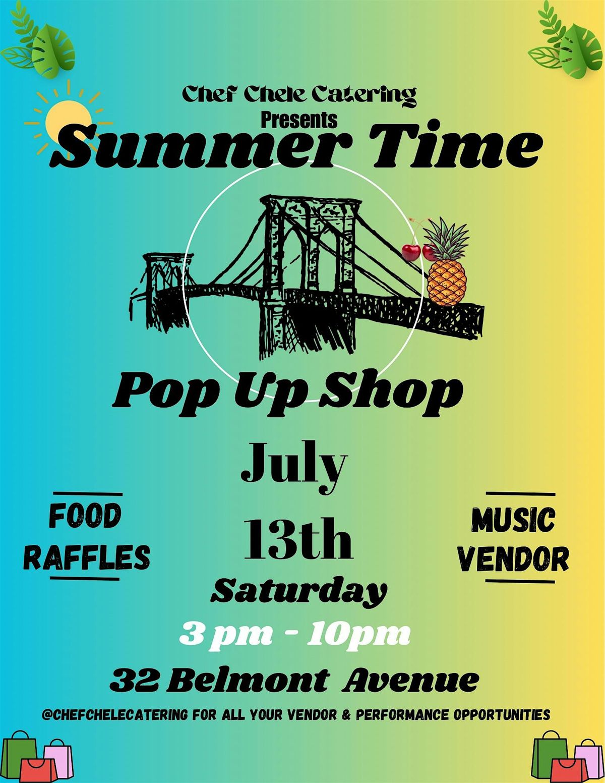 Summer Time Pop Up Shop