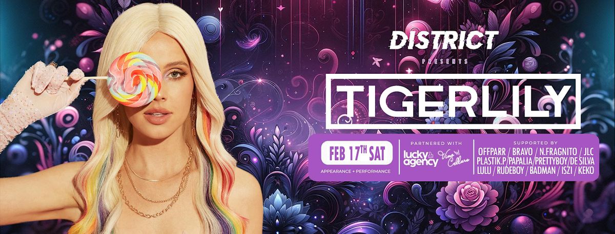 Tigerlily Live at the District nightclub