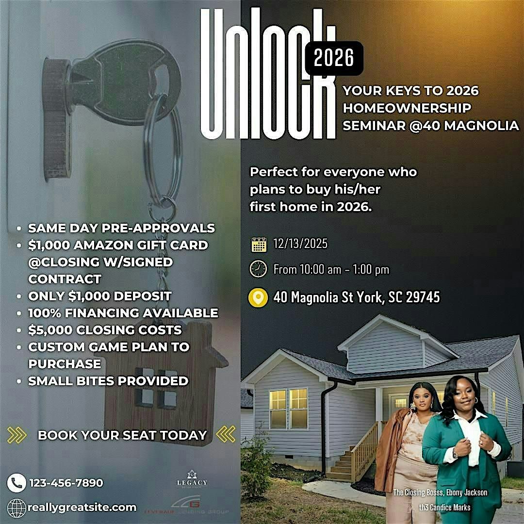 1st Time Homebuyer Seminar